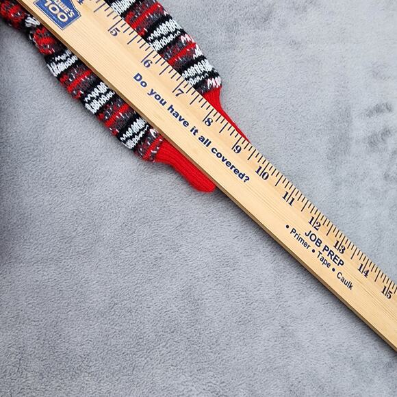 Vintage 80s Baby Sweater Boys 24 Months Red Knit Button Down V-Neck Long Sleeve - Picture 8 of 9